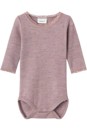 NAME IT Nbfwang Wool Needle Ls Body Solid Noos Body z długim rękawem, , 56