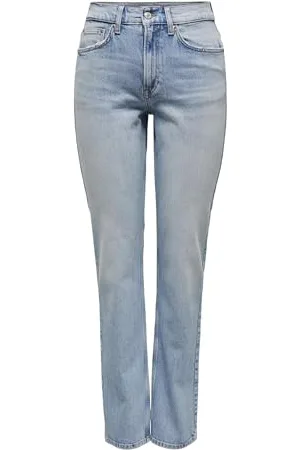 ONLY ONLWILLOW HW Straight LB DNM DOT, , 30W / 32L