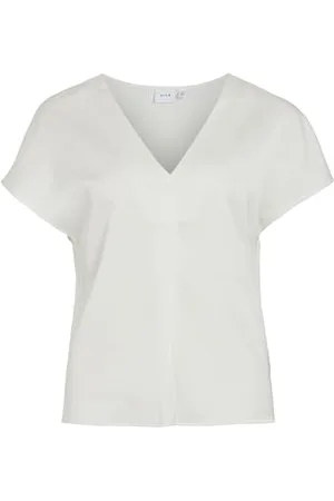 VILA Ellette Short Sleeve Blouse 44