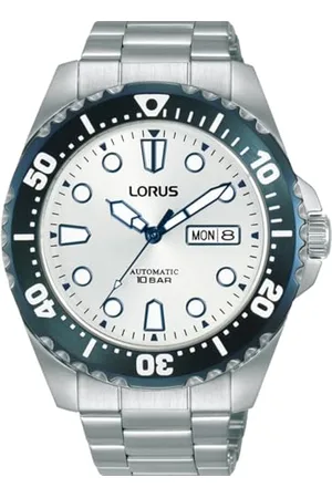 Lorus Męski analogowy zegarek automatyczny z bransoletką ze stali nierdzewnej RL477BX9