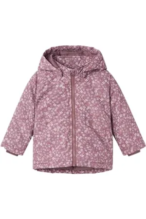 NAME IT Dziecięca kurtka NBFMAXI AOP krótka kurtka, liliowa, 68, , 68 cm
