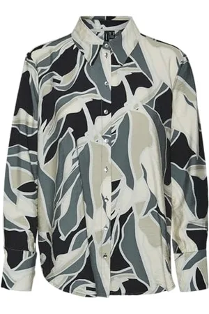 VERO MODA VMBELINE BEA LS Long Shirt WVN GA, , XS