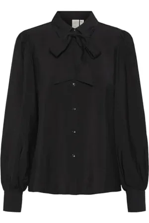 Y.A.S PIL LS BOW SHIRT S. NOOS, , L