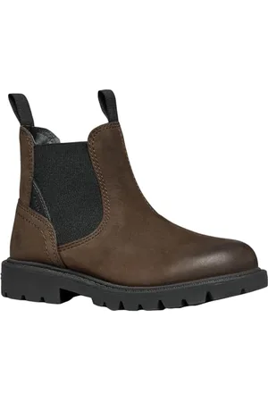 Geox J SHAYLAX BOY A Chelsea Boot, kawowy/czarny, 10 UK dziecko, , 10 UK Child