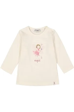 Salt & Pepper Dziewczęta B.Girls Ls Magical Print Emb zestaw t-shirtów dla niemowląt i małych dzieci, , 80