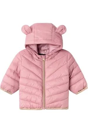 NAME IT NBFMONEY kurtka dla dziewczynek PB pikowana kurtka, różowa, 74, , 74 cm