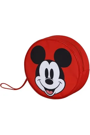 Disney Myszka Miki Face -Kosmetyczka Jumbo, Czarna, 21 x 23 cm