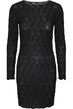 Pieces® Bestseller A/S PCLOLA LS krótka sukienka z okrągłym dekoltem, , XS