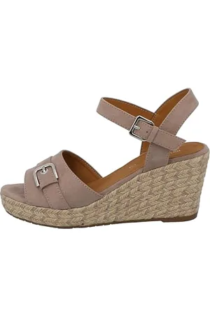 TOM TAILOR Damskie sandały klinowe 5390010024, kolor taupe, 43 EU, , 43 EU