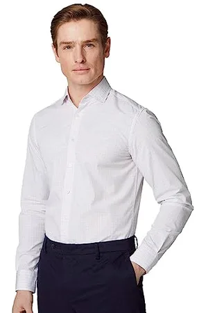 Hackett Hackett City Tattersall Long Sleeve Shirt 3XL