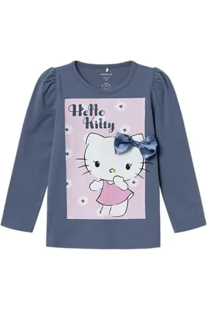 NAME IT Dziewczęca Nmfananas Hellokitty Ls Top Vde koszulka z długim rękawem, , 92
