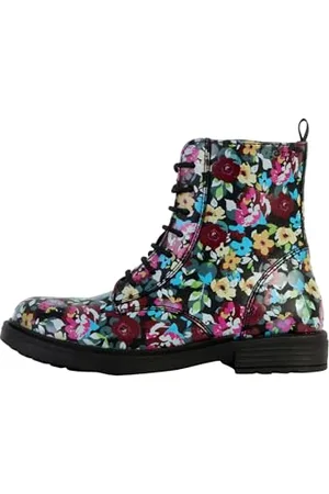 Geox J Eclair Girl D Botki, czarne/wielokolorowe, 34, , 1 UK