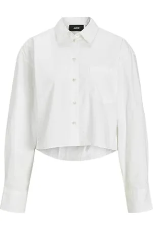 JACK & JONES Jxjamie Ls Short Poplin Shirt WVN Sn koszula damska, , S