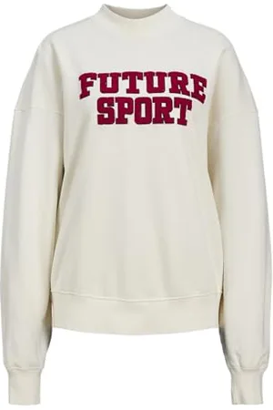 JACK & JONES Damska bluza Jxriri Loose Ls Crew Sweat SWT, , S