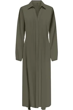 ONLY ONLALMA Life Poly Kiara Shirt Dress SOLI, , L