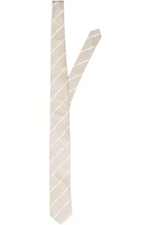 SELECTED SELETED HOMME Męski krawat SLHLANE Stripe TIE NOOS, Sandshell, One Size, , Rozmiar Uniwersalny