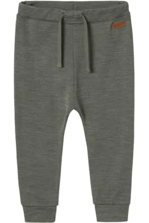 NAME IT Nmmwesso Wool SWE Pant spodnie dresowe dla chłopców, , 104
