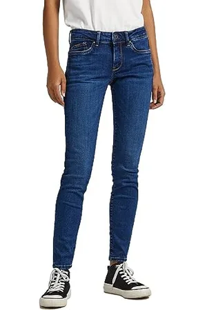 Pepe Jeans Damskie dżinsy Pixie, niebieskie (denim-XV2), 24 W/32 L, , 24W / 32L