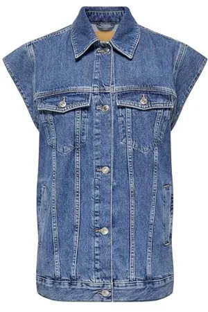 ONLY Onlirene S/L DNM Waistcoat Cro kombinezon damski, , XS