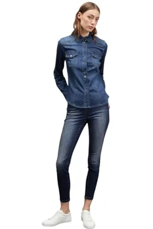 Motivi Damska koszula Denim Button Down, , 32