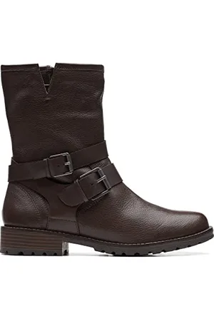 Clarks Damskie buty Clarkwell Mid, ciemnobrązowe, 35,5 EU, , 35.5 EU