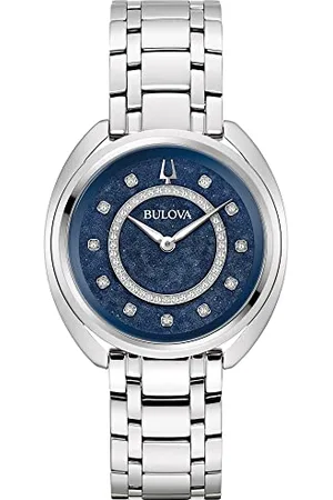 BULOVA Damski analogowy zegarek kwarcowy z paskiem ze stali nierdzewnej 96 x 160, , bransoletka