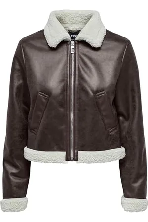 ONLY Onlbetty Bonded Zip Jacket Cc OTW kurtka motocyklowa damska, , L