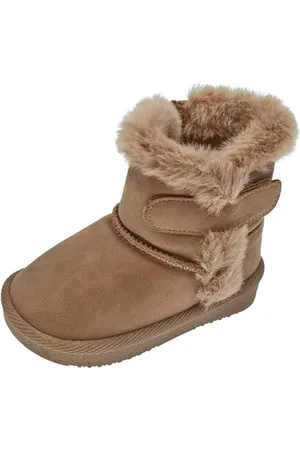 chicco Botki na rzep, buty modne, brązowe, 23 EU, , 23 EU