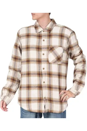 Hurley Męska koszula flanelowa z podszewką Portland Sherpa Barely Bone, S, , S