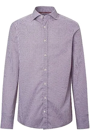 Hackett Męska koszula Melange Foulard Print Button Down, , M