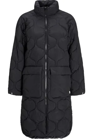 JACK & JONES JXSENA Quilted Coat OTW kurtka pikowana, czarna, XS, , XS
