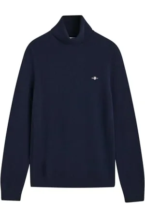 GANT Extrafine Lambswool rolowany kołnierz, , XS