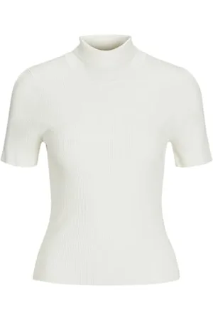 JACK & JONES Jxjade Tight Ss Roll Neck Knit Top z dzianiny, , S