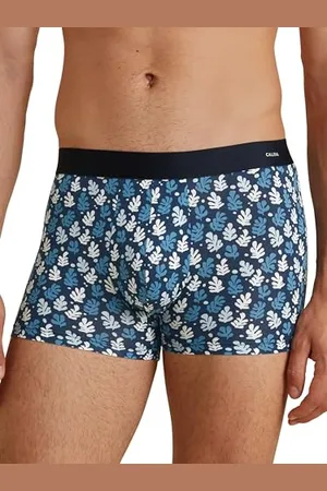 Calida Cotton Code Design New Boxer Niagara Blue, 1 sztuka, rozmiar 46-48, , 46-48