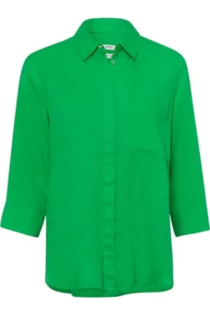 Brax Damska bluzka Vicki Linen Solid, , 40