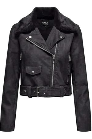 ONLY Onlmacy Washed Biker Cc OTW damska kurtka motocyklowa, , XS