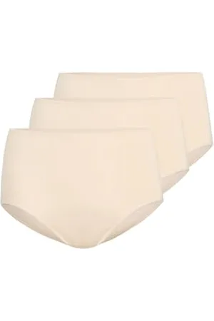Teyli Damskie figi taliowe, bawełna, wysoka talia, Classico, 3 sztuki, , M
