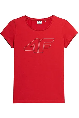 4F Tshirt F583 Kolor Czerwony Damski XL, , XL