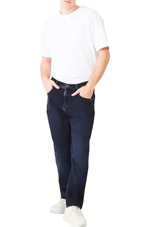 LTB Jeans Męski Mariano X - prosty krój ze średnią talią i zamkiem błyskawicznym w kolorze niebieskim z mieszanki bawełny - rozmiar W33L32, , 33W / 32L