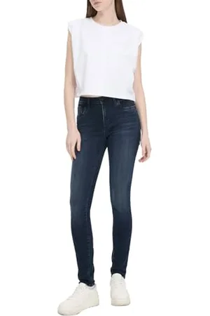 LTB Jeans Damskie Jonna B - Skinny Fit z wysoką talią i zamkiem błyskawicznym w kolorze niebieskim z mieszanki bawełny - rozmiar W26L30, , 26W / 30L