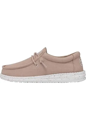 Hey dude Wally Youth Slub Canvas Moccasin, , 34 EU, , 34 EU