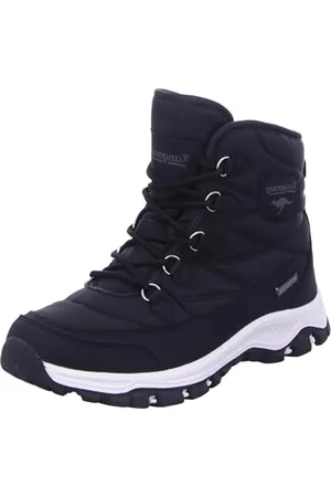 KangaROOS Damskie śniegowce K-FW Bonnie, Jet Black/White, 37 EU, , 37