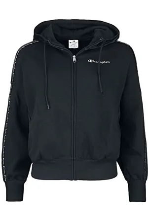 Champion Damska bluza z kapturem z miękkiego weluru na całej długości, , S