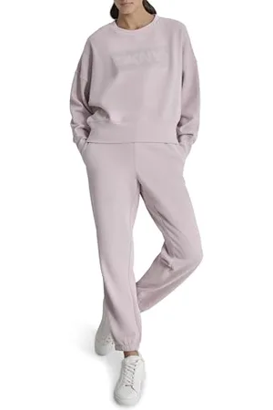 DKNY Damski sweter z kryształkami strasu Crosswalk, , S