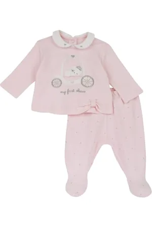 chicco Unisex Baby Coprifasce e ghettina Bottone, różowa, 1 miesiąc, , 0 miesięcy