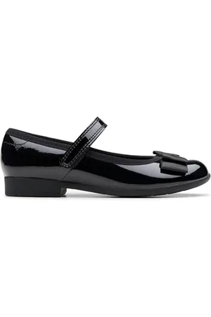 Clarks Dziewczęce baleriny Scala Tap K zamknięte, czarny - - 32.5 EU