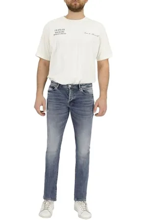 LTB Jeans Męskie Roden - Bootcut Fit z niską talią i zapięciem na guziki w kolorze niebieskim z mieszanki bawełny - rozmiar W36L36, , 36W / 36L