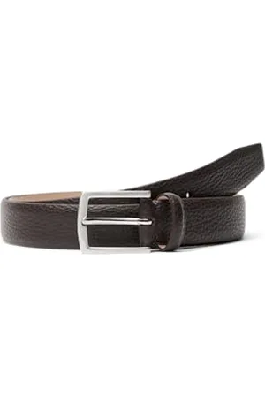 SELETED Pasek SLHCARL Classic Grained Leather Belt NOO, , 90, , 90