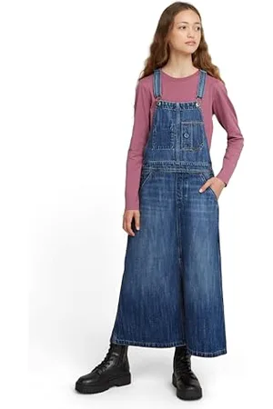 G-Star RAW Dungaree Sukienka maxi damska na co dzień, , 14 años