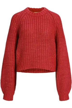 JACK & JONES JXKELLY Chunky Crew Neck Knit SN, , S